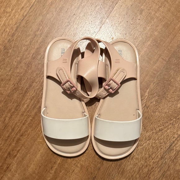 Mini Melissa Other - Mini Melissa Kids Sandals in Pink and White